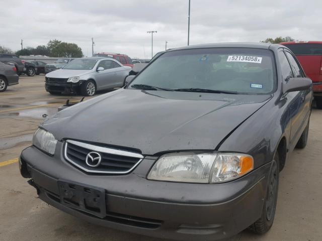 1YVGF22D525263576 - 2002 MAZDA 626 ES GRAY photo 2