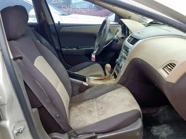 1G1ZG57B39F115511 - 2009 CHEVROLET MALIBU LS Crema foto 5