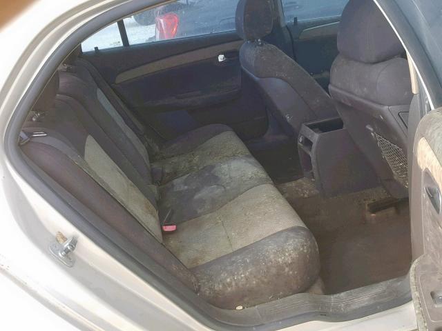 1G1ZG57B39F115511 - 2009 CHEVROLET MALIBU LS Crema foto 6
