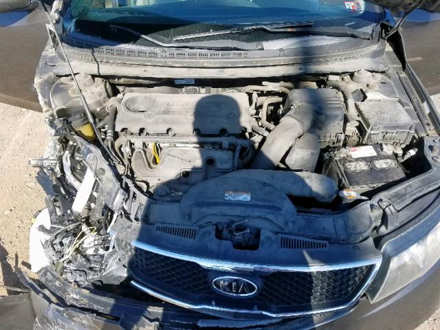 KNAFU4A27A5197014 - 2010 KIA FORTE EX BROWN photo 7