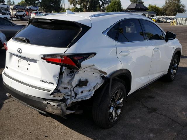 JTJYARBZ2G2031620 - 2016 LEXUS NX 200T WHITE photo 4