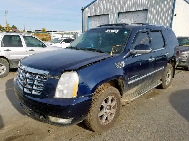 1GYFK63887R336505 - 2007 CADILLAC ESCALADE L BLUE photo 2