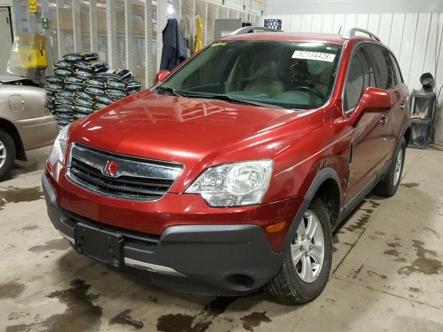 3GSCL33P48S704435 - 2008 SATURN VUE XE RED photo 2