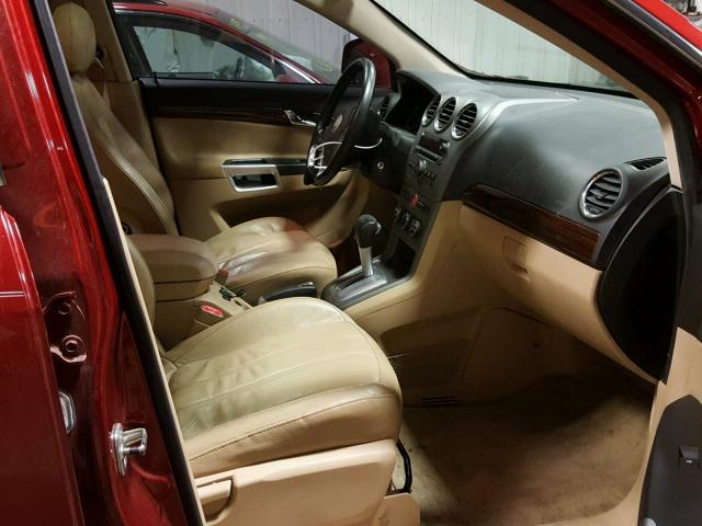 3GSCL33P48S704435 - 2008 SATURN VUE XE RED photo 5