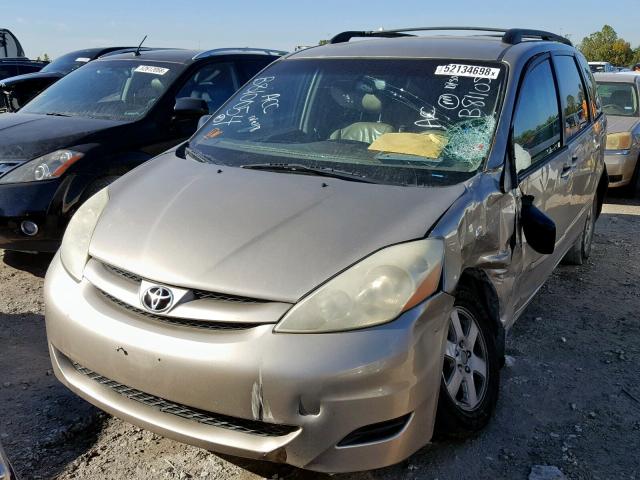 5TDZA23C36S482927 - 2006 TOYOTA SIENNA CE/ TAN photo 2