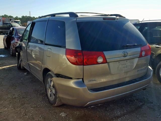 5TDZA23C36S482927 - 2006 TOYOTA SIENNA CE/ TAN photo 3