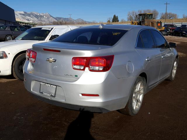 1G11D5RR6DF115883 - 2013 CHEVROLET MALIBU 1LT SILVER photo 4