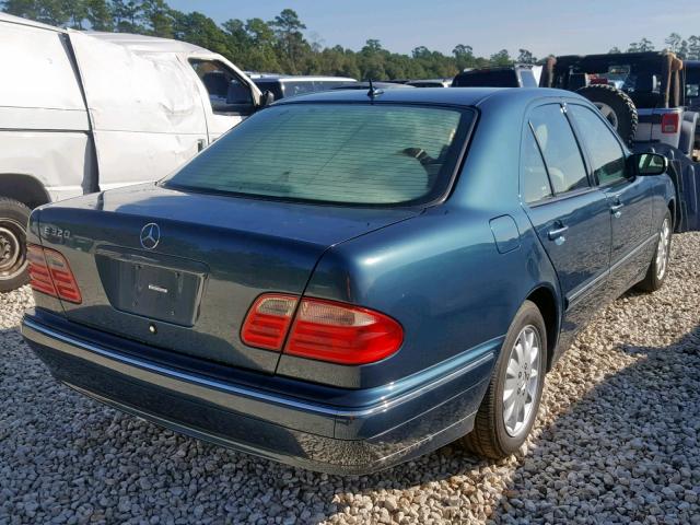 WDBJF65J21B314227 - 2001 MERCEDES-BENZ E 320 GREEN photo 4