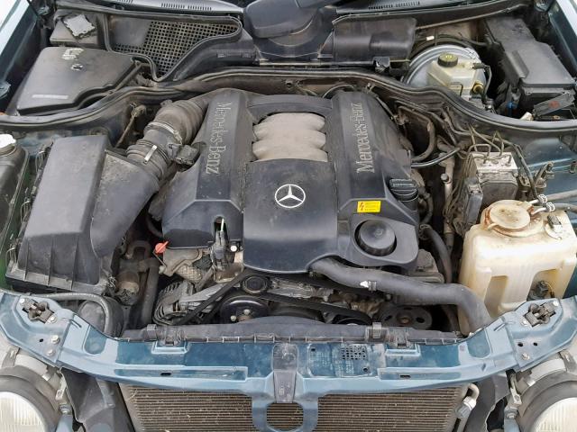 WDBJF65J21B314227 - 2001 MERCEDES-BENZ E 320 GREEN photo 7