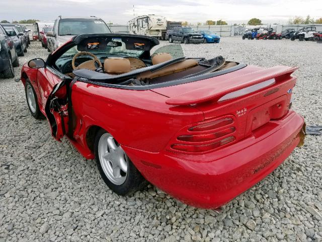 1FALP45T0SF280477 - 1995 FORD MUSTANG GT RED photo 3