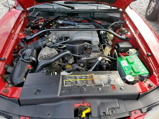 1FALP45T0SF280477 - 1995 FORD MUSTANG GT RED photo 7