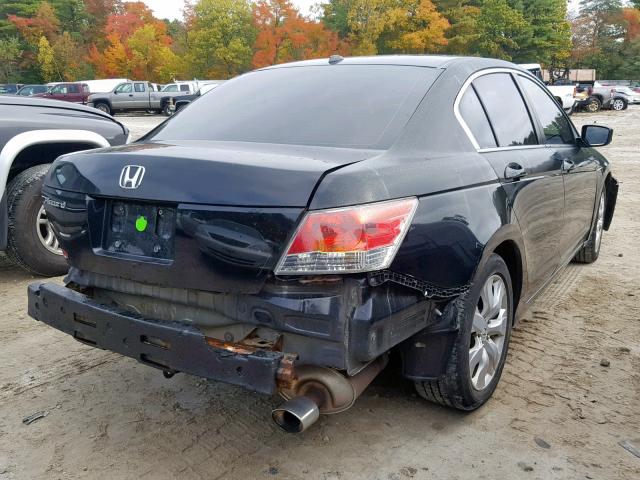 1HGCP26889A013525 - 2009 HONDA ACCORD EXL BLACK photo 4