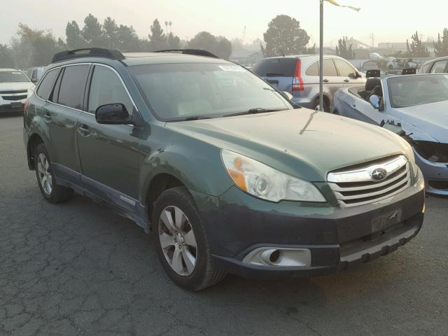 4S4BRDKC6B2354959 - 2011 SUBARU OUTBACK 3. GREEN photo 1