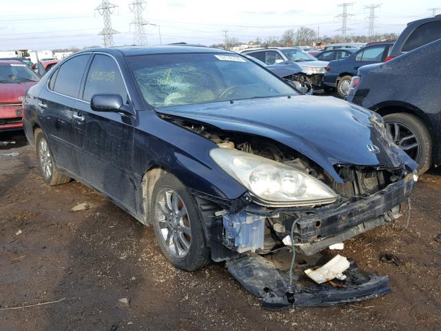 JTHBF30G730109287 - 2003 LEXUS ES 300 BLUE photo 1