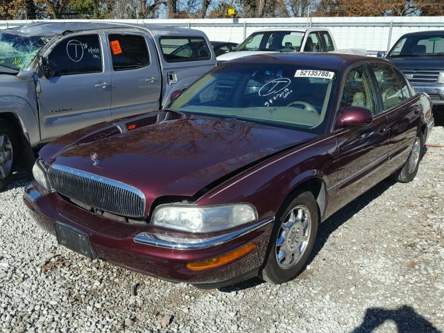 1G4CW54K034146654 - 2003 BUICK PARK AVENU MAROON photo 2