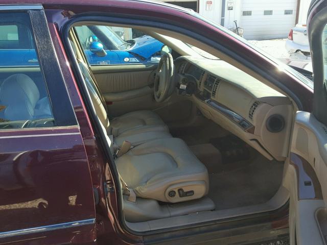 1G4CW54K034146654 - 2003 BUICK PARK AVENU MAROON photo 5