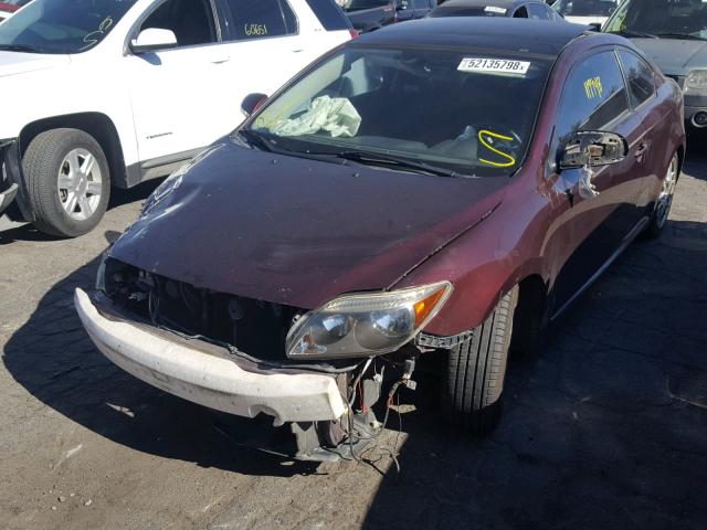 JTKDE177860093928 - 2006 TOYOTA SCION TC Bordo foto 2