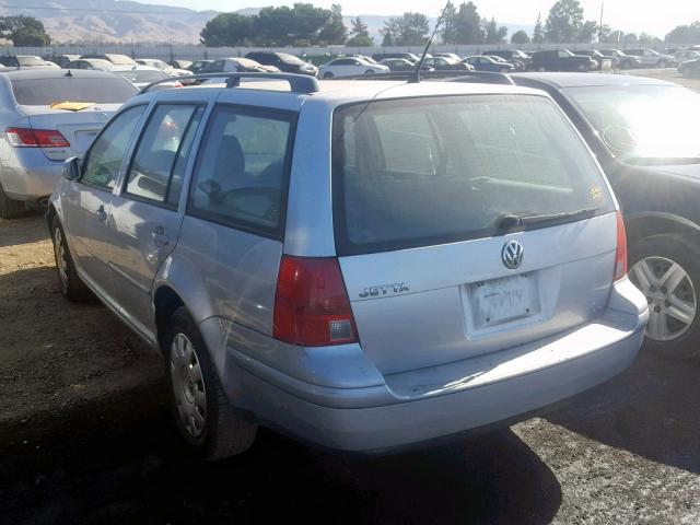 WVWRK61JX3W145169 - 2003 VOLKSWAGEN JETTA GL SILVER photo 3