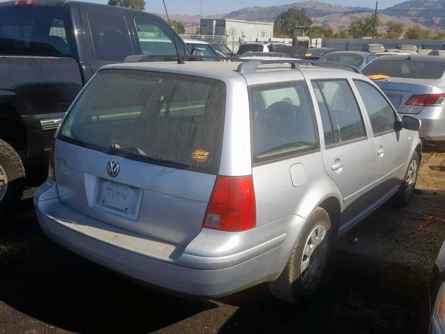 WVWRK61JX3W145169 - 2003 VOLKSWAGEN JETTA GL SILVER photo 4