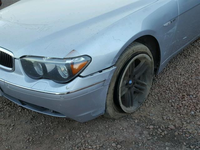 WBAGN83595DK11281 - 2005 BMW 760 LI SILVER photo 9