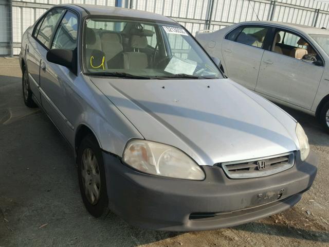 2HGEJ6618YH566387 - 2000 HONDA CIVIC BASE SILVER photo 1