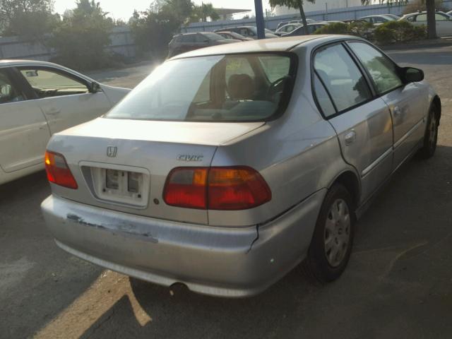 2HGEJ6618YH566387 - 2000 HONDA CIVIC BASE SILVER photo 4