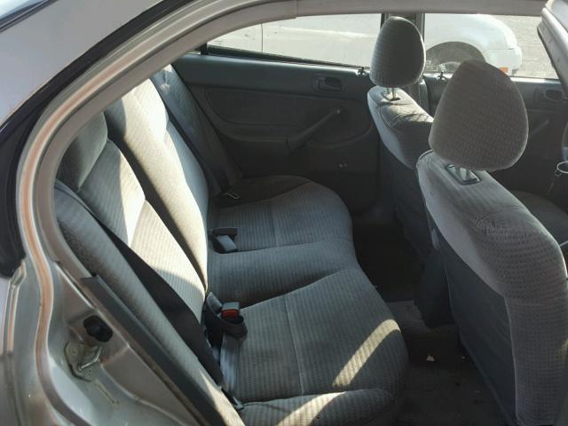2HGEJ6618YH566387 - 2000 HONDA CIVIC BASE SILVER photo 6