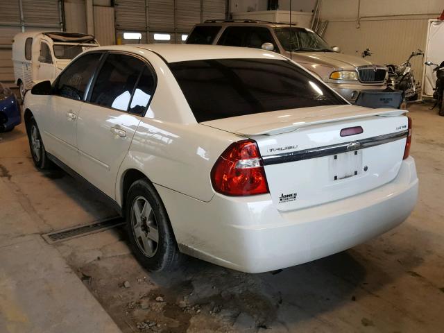 1G1ZT54845F195755 - 2005 CHEVROLET MALIBU LS 白色 照片 3