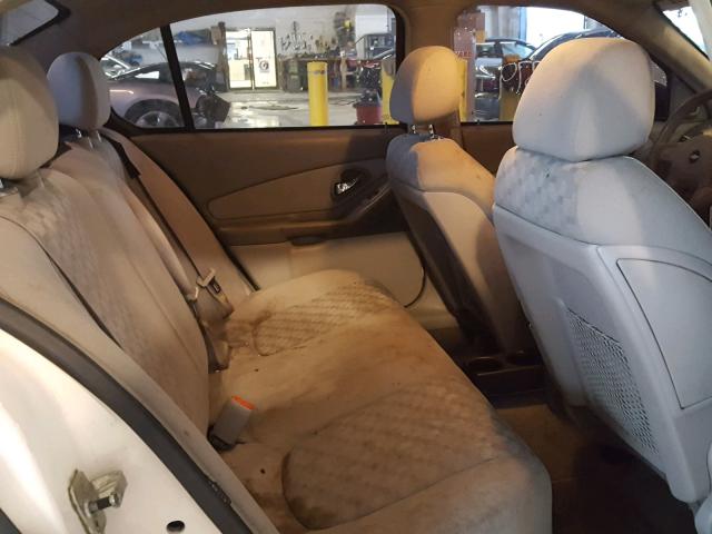 1G1ZT54845F195755 - 2005 CHEVROLET MALIBU LS 白色 照片 6