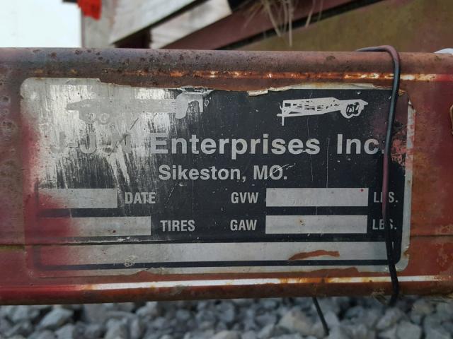 4DSUA162XUS000329 - 1997 UTILITY TRAILER SILVER photo 10