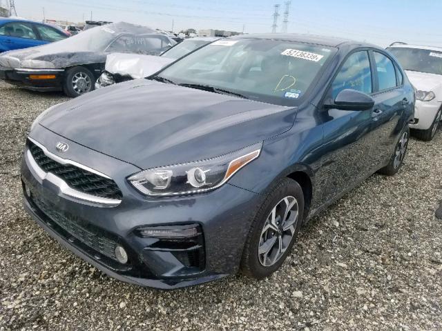 3KPF24AD2KE034500 - 2019 KIA FORTE FE GRAY photo 2