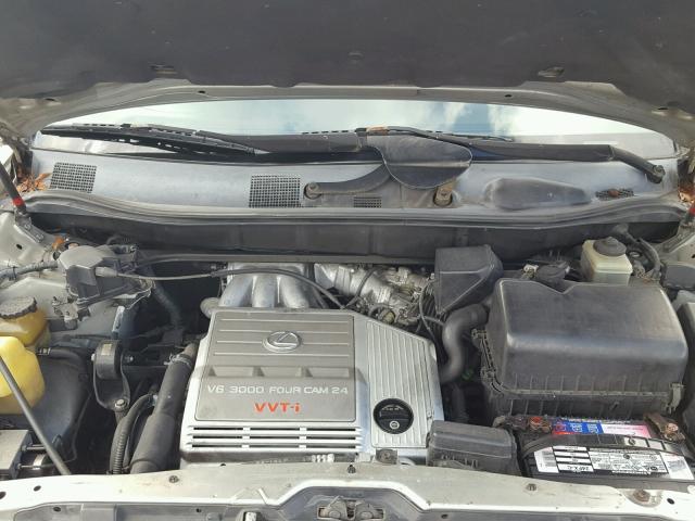 JT6HF10U1X0063572 - 1999 LEXUS RX 300 SILVER photo 7