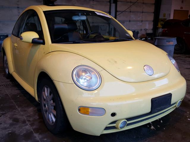 3VWCK31C65M416038 - 2005 VOLKSWAGEN NEW BEETLE YELLOW photo 1