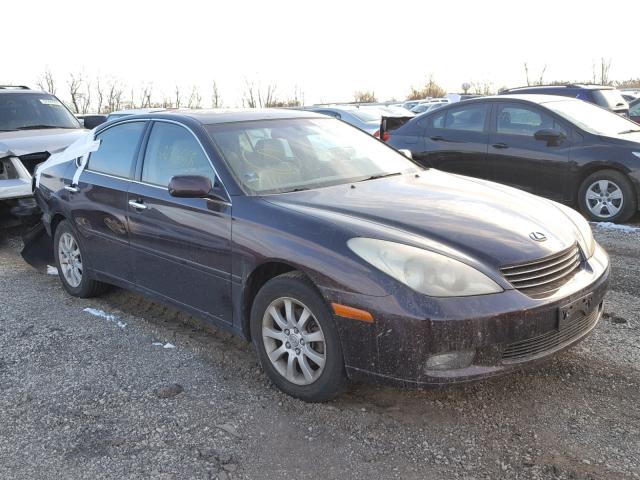 JTHBF30G136017671 - 2003 LEXUS ES 300 MAROON photo 1