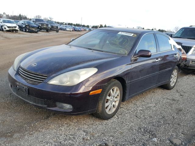 JTHBF30G136017671 - 2003 LEXUS ES 300 MAROON photo 2