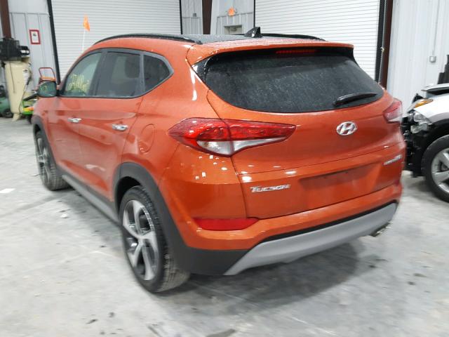 KM8J33A23JU610574 - 2018 HYUNDAI TUCSON LIM ORANGE photo 3