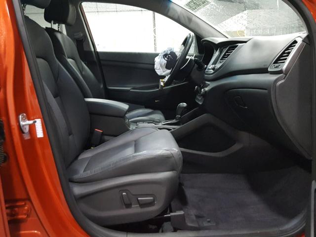 KM8J33A23JU610574 - 2018 HYUNDAI TUCSON LIM ORANGE photo 5