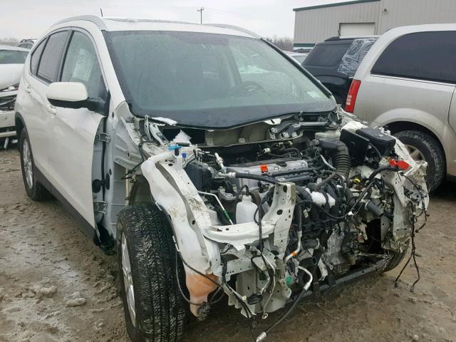 5J6RM4H76EL111432 - 2014 HONDA CR-V EXL WHITE photo 1