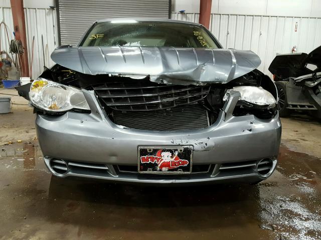 1C3LC46K48N242992 - 2008 CHRYSLER SEBRING LX BLUE photo 9