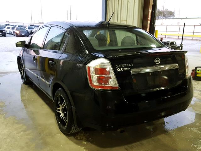 3N1AB6AP0CL613243 - 2012 NISSAN SENTRA 2.0 BLACK photo 3