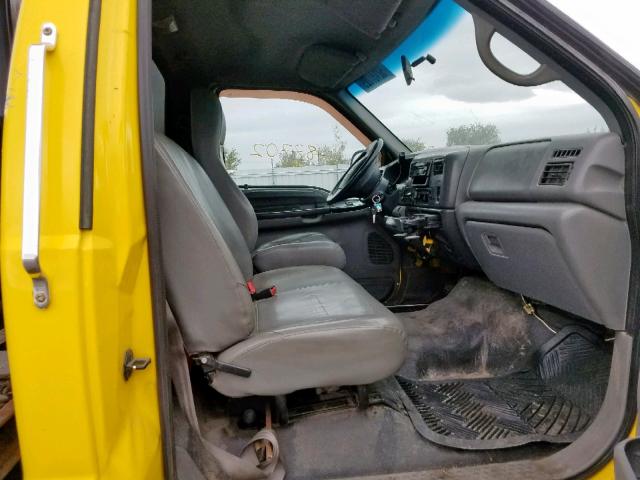 3FRWF65B57V474259 - 2007 FORD F650 SUPER YELLOW photo 5