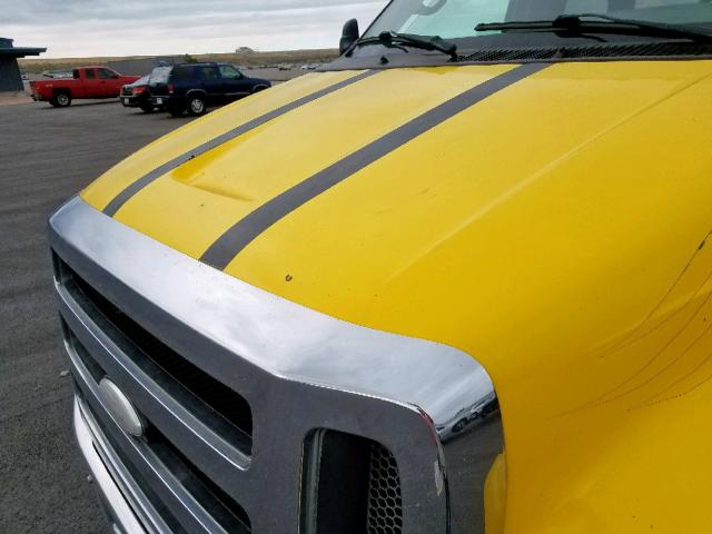 3FRWF65B57V474259 - 2007 FORD F650 SUPER YELLOW photo 9