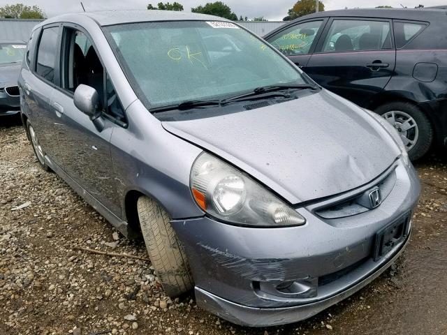 JHMGD38688S042881 - 2008 HONDA FIT SPORT GRAY photo 1