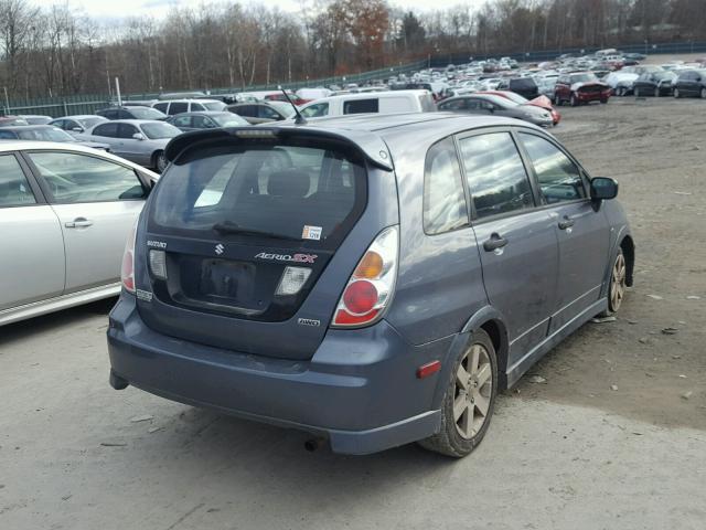 JS2RD62H365351598 - 2006 SUZUKI AERIO BLUE photo 4