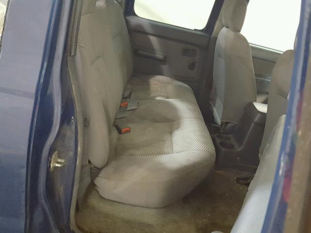 1N6ED27Y71C331124 - 2001 NISSAN FRONTIER C BLUE photo 6