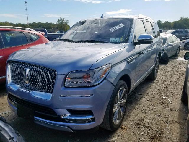 5LMJJ2TTXJEL20233 - 2018 LINCOLN NAVIGATOR BLUE photo 2