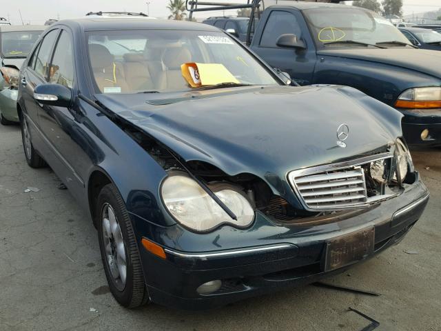 WDBRF61J13F344159 - 2003 MERCEDES-BENZ C 240 GREEN photo 1