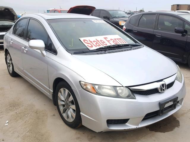 2HGFA1F93AH516516 - 2010 HONDA CIVIC EXL SILVER photo 1