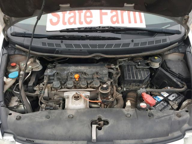 2HGFA1F93AH516516 - 2010 HONDA CIVIC EXL SILVER photo 7