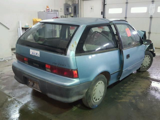 2C1MR2462N6807973 - 1992 GEO METRO BASE GREEN photo 4